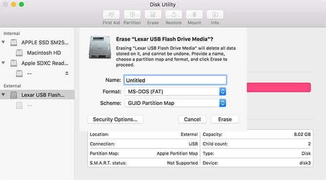 كيفية إنشاء  محرك أقراص USB لـ Linux والتمهيد منه على جهاز Mac - Mac لينكس