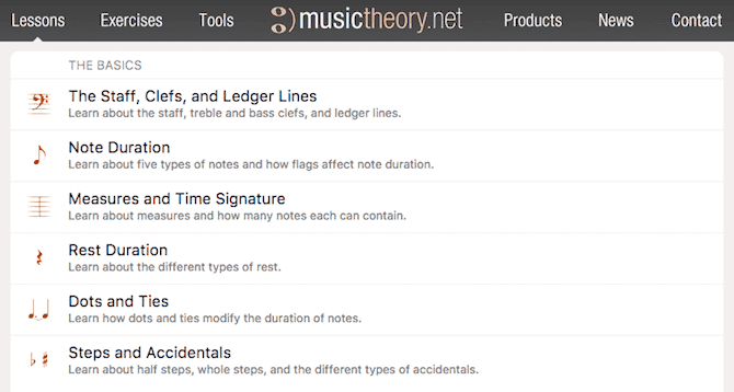 أفضل مواقع الويب لتعلم أساسيات نظرية الموسيقى - مواقع