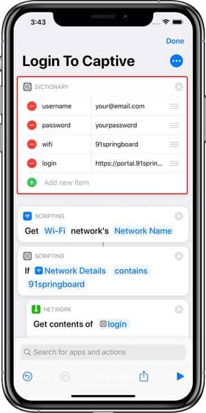 كيفية تسجيل الدخول تلقائيًا إلى أي بوابة مقيدة في شبكة Wi-Fi على iOS - iOS