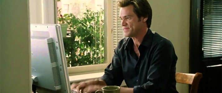 Bruce Almighty typing