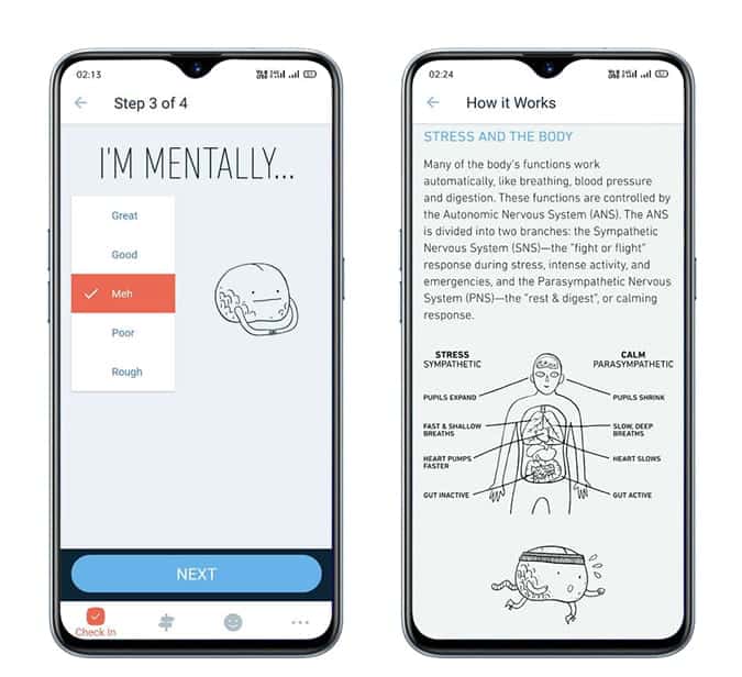 أفضل التطبيقات للتعامل مع القلق والمشاكل النفسية على iOS و Android - Android iOS