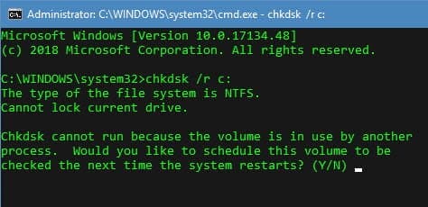 كيفية إصلاح رمز التوقف Unmountable Boot Volume في Windows 10 - الويندوز