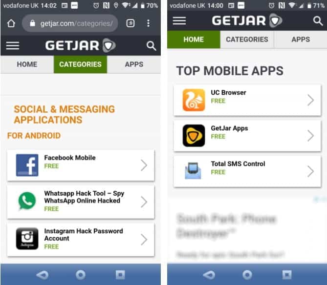 عليك تجنب GetJar ! الآلاف من تطبيقات الهاتف المجانية مع خطر البرامج الضارة - مقالات