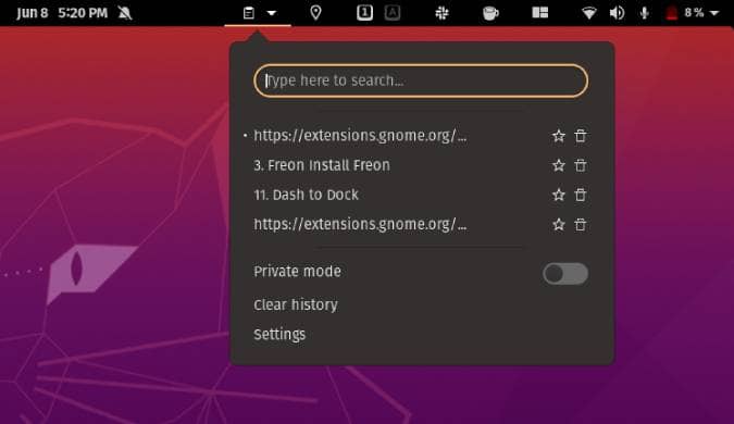 أفضل إضافات GNOME لـ Ubuntu 20.04 - لينكس
