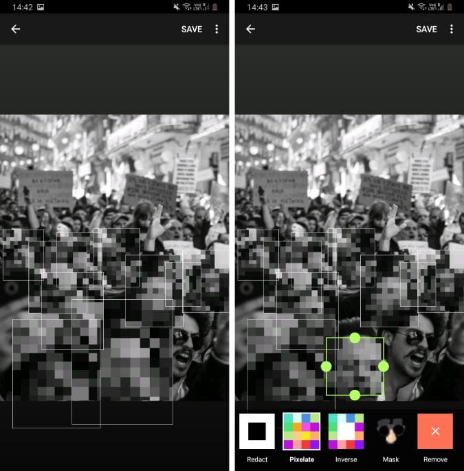 أفضل التطبيقات لطمس الوجوه وتعتيمها في الصور ومقاطع الفيديو لـ Android و iOS - Android iOS