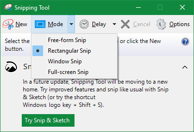 كيفية استخدام أداة Windows Snipping لأخذ لقطات الشاشة الخاصة بك - الويندوز