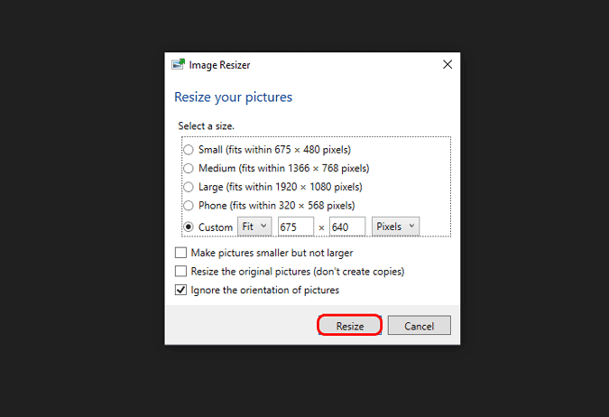 كيفية تغيير حجم الصور بسرعة على Windows 10 - الويندوز
