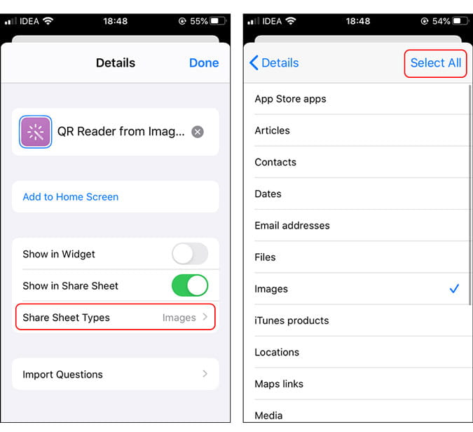 كيفية مسح رمز QR من أي صورة على iPhone - iOS iPadOS