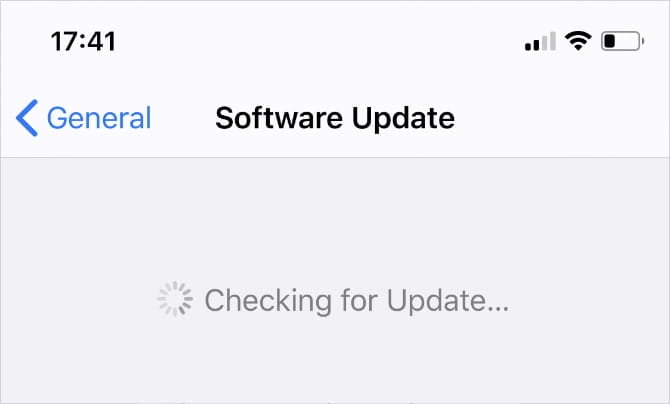 Checking for iOS Software Updates in iPhone Settings 1np1zQfs DzTechs | هل "الإرسال السريع" (AirDrop) لا يعمل؟ يُمكنك إصلاحه بسرعة مع هذه النصائح