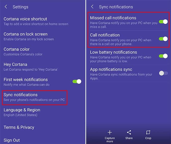 كيفية الحصول على إشعارات المكالمات الهاتفية الواردة على Windows 10 من هاتف Android - Android الويندوز