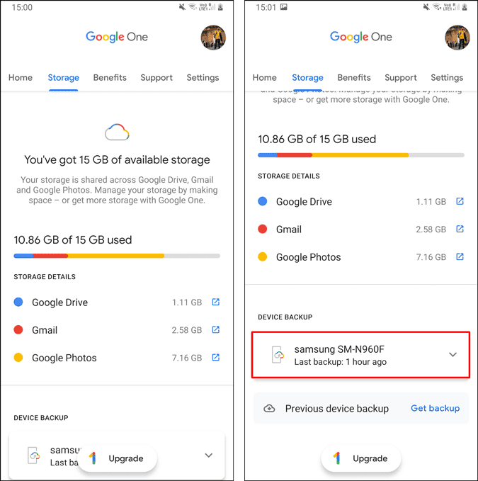 مقارنة بين النسخ الاحتياطي لـ Android والنسخ الاحتياطي لـ Google One: أيهما تختار؟ - Android