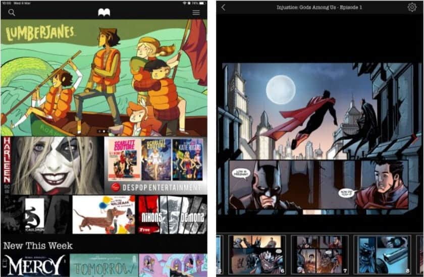 أفضل التطبيقات لقراءة القصص المصورة على iPad - iPadOS