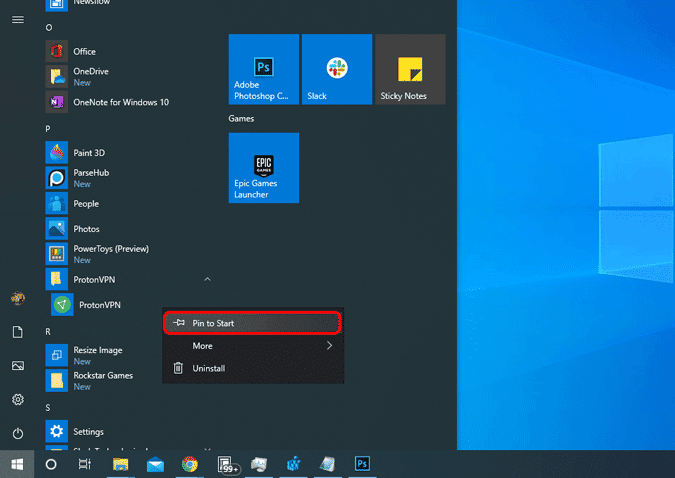 أفضل تخصيصات قائمة ابدأ لنظام التشغيل Windows 10 - الويندوز