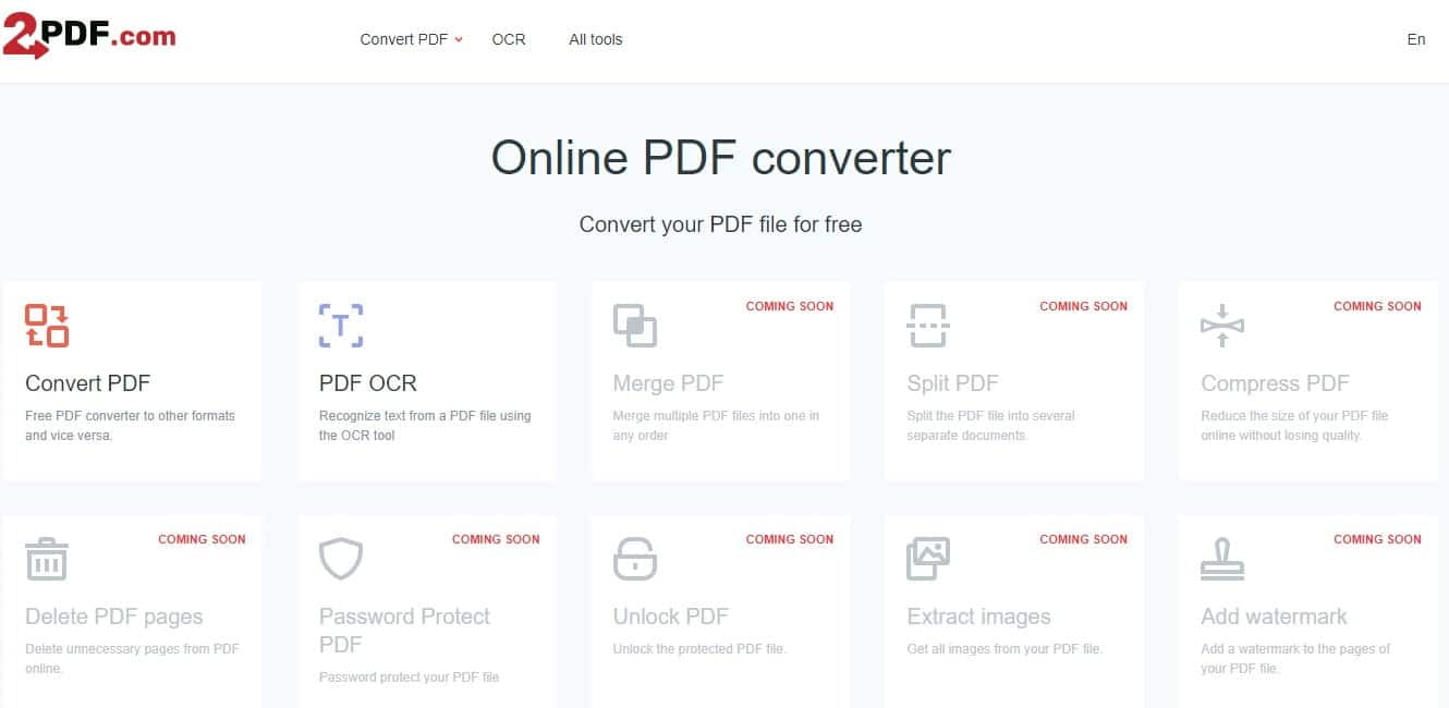 تحقق من أفضل أدوات تحويل ملفات PDF على الإنترنت - مواقع