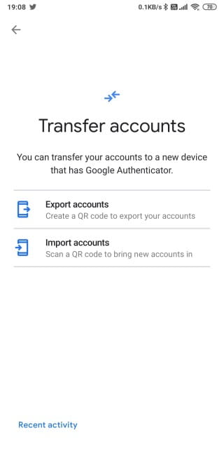 كيفية نقل أو تحويل رموز Google Authenticator إلى هاتف جديد - شروحات