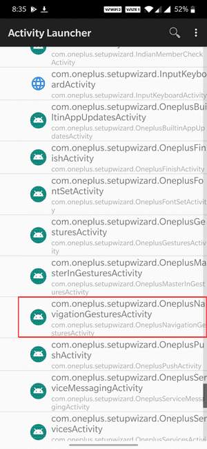 كيفية تمكين إيماءات التنقل على حساب مستخدم Oneplus الثانوي - Android