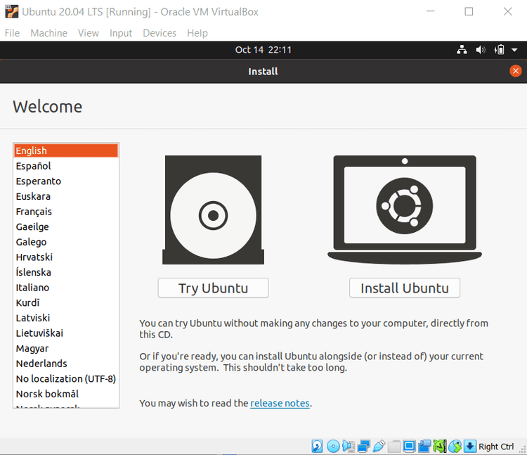 كيفية تثبيت توزيعة Ubuntu في VirtualBox - لينكس