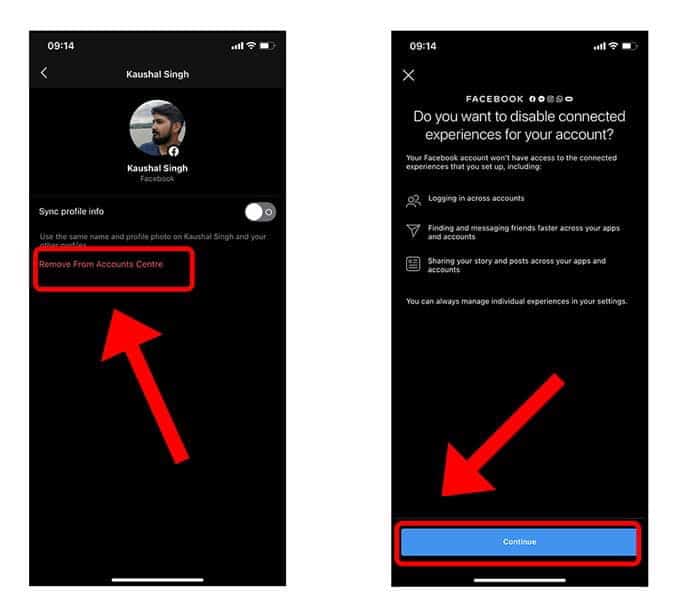 كيفية إزالة Facebook Messenger من Instagram بعد التحديث الجديد - Instagram
