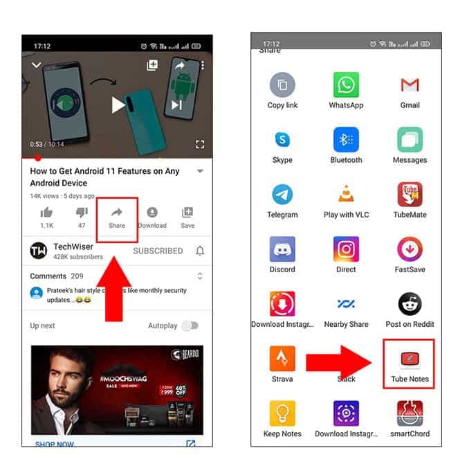 كيفية مشاركة مقاطع فيديو YouTube باستخدام الطابع الزمني على Android - Android