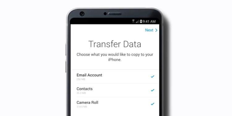 كيفية نقل البيانات من هاتف Android إلى iPhone جديد - Android iOS