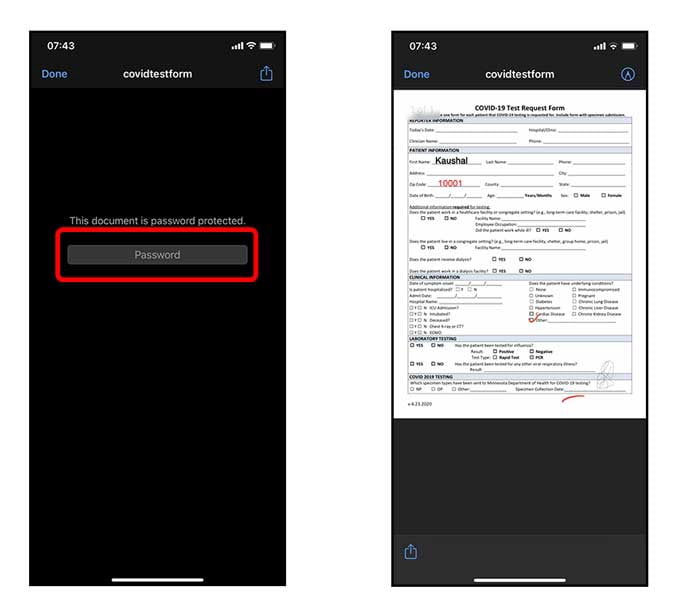 كيفية حماية ملفات PDF بكلمة مرور على iPhone - iOS