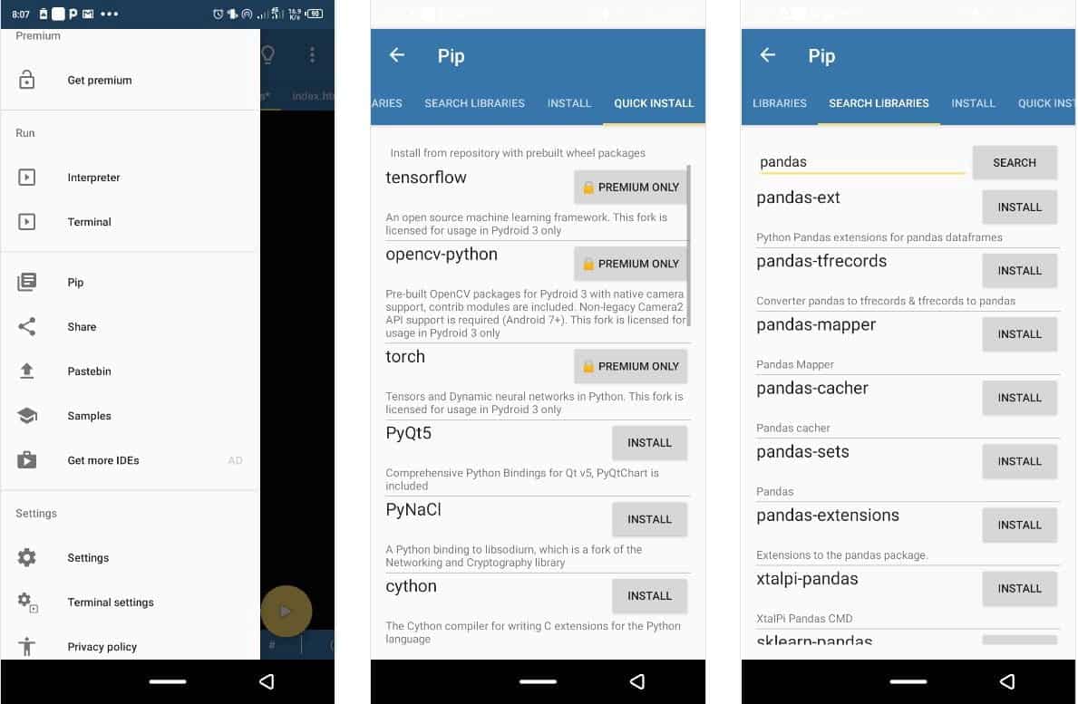 كيفية تثبيت Python وترميزها على Android باستخدام Pydroid 3 - Android
