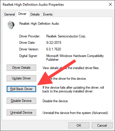 كيفية إصلاح خطأ في جهاز عرض الصوت في Windows 10 - الويندوز