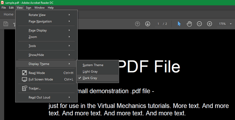 كيفية قراءة ملفات PDF في الوضع المظلم باستخدام Adobe Reader - شروحات