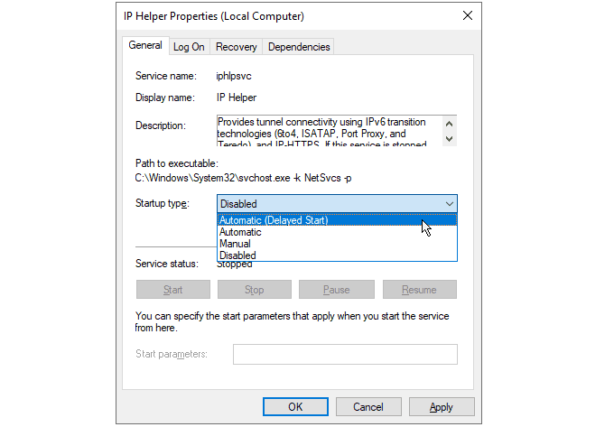 ما هي Iphlpsvc في نظام التشغيل Windows 10 (وهل هي آمنة؟) - الويندوز