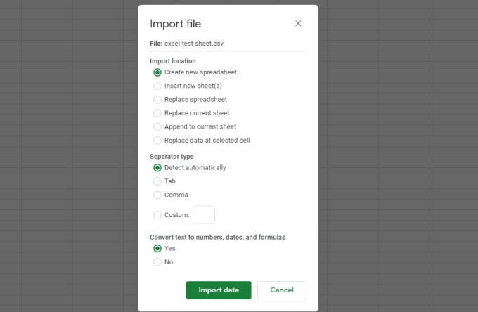 أفضل الطرق لتحويل ملف Excel إلى جداول بيانات Google - Google Office Suite