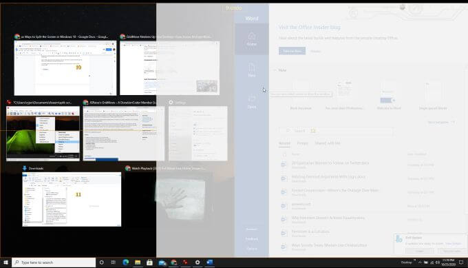 Comment diviser l'écran dans Windows 10 en plusieurs fenêtres - Windows