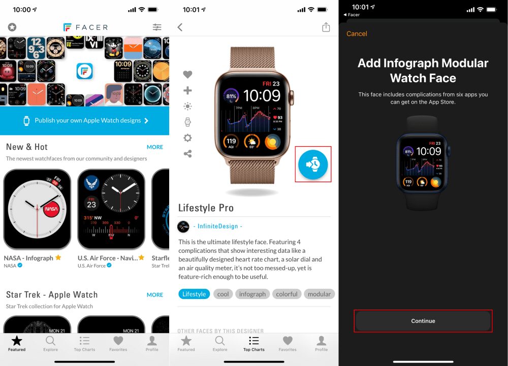 كيفية البحث عن واجهات Apple Watch الجديدة ومشاركتها وتنزيلها - Apple Watch
