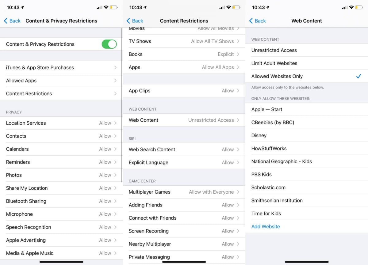 كيفية إضافة إعدادات الإشراف العائلي على جهاز iPhone أو iPad - iOS iPadOS