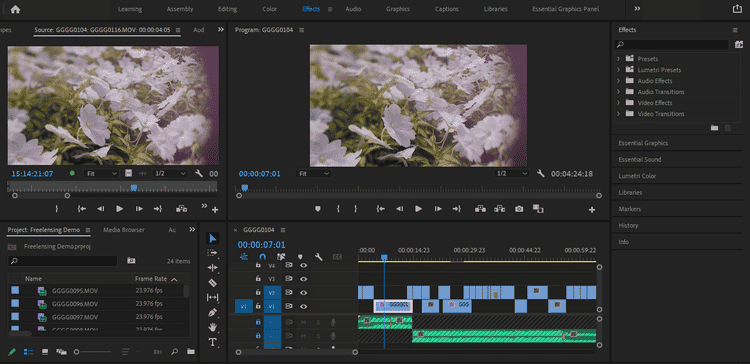 كيفية استخدام التأثيرات في Adobe Premiere Pro - شروحات