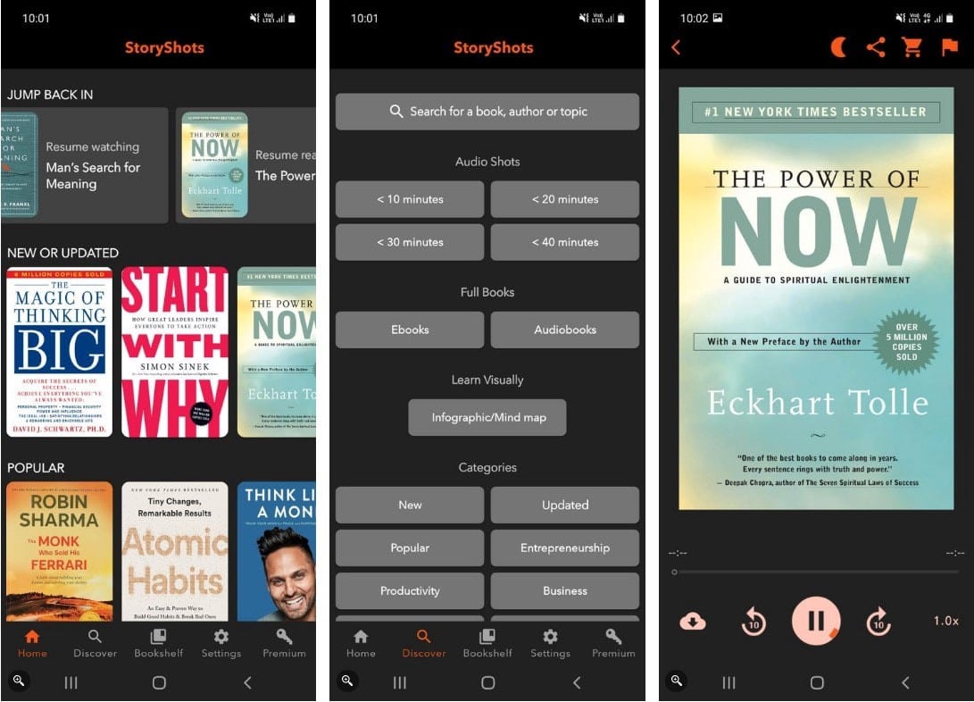 أفضل تطبيقات تلخيص الكتب لأجهزة Android و iPhone - Android iOS
