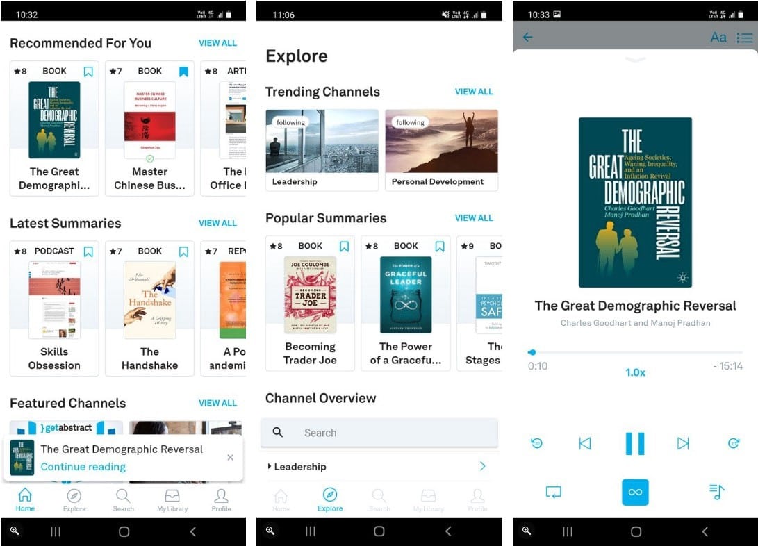 أفضل تطبيقات تلخيص الكتب لأجهزة Android و iPhone - Android iOS 