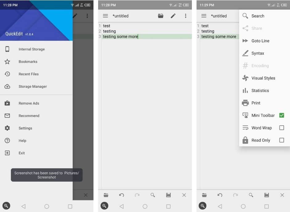 أفضل تطبيقات تحرير النصوص بدون تشويش O إلهاء لنظام Android - Android