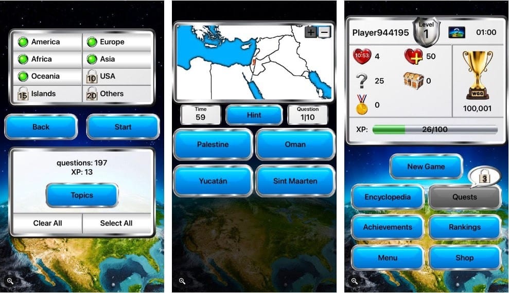 Les meilleures applications que vous pouvez utiliser pour étudier la géographie sur iPhone - iOS 