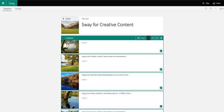 أفضل ميزات Microsoft Sway لإنشاء تقارير وعروض تقديمية تفاعلية - شروحات 