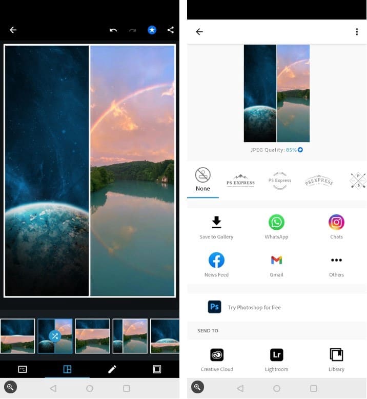 كيفية دمج الصور على Android بخطوات بسيطة - Android 