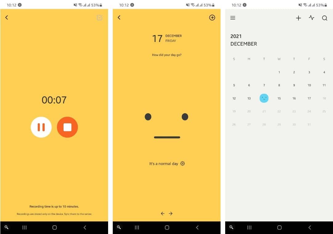 أفضل تطبيقات اليوميات الصوتية للتغلب على القلق - Android iOS 