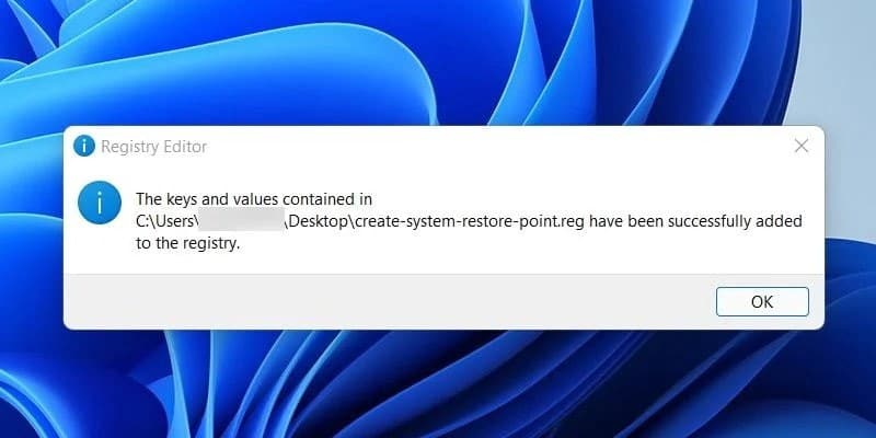 كيفية إضافة خيار "إنشاء نقطة استعادة النظام" إلى قائمة سياق Windows - الويندوز