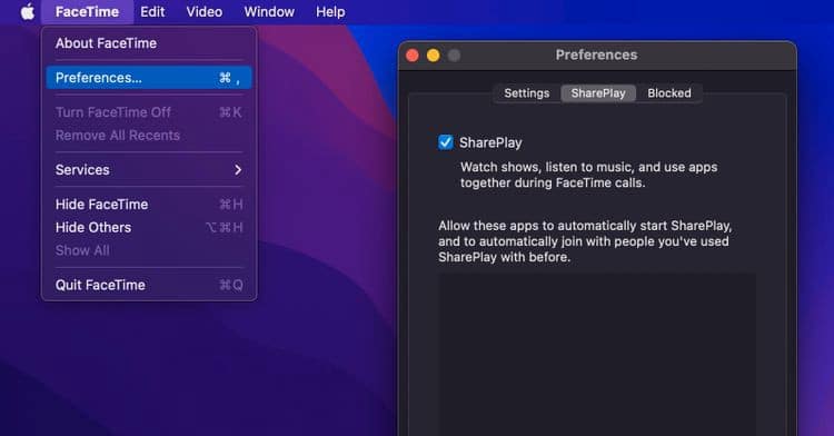 أفضل النصائح لإصلاح مشاكل SharePlay في FaceTime على الـ Mac - Mac