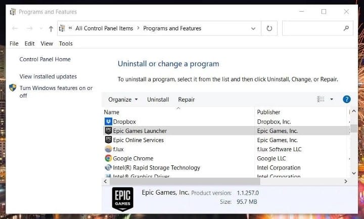 كيفية إصلاح عدم عمل مُشغِّل Epic Games على Windows 11 или же 10 - الويندوز
