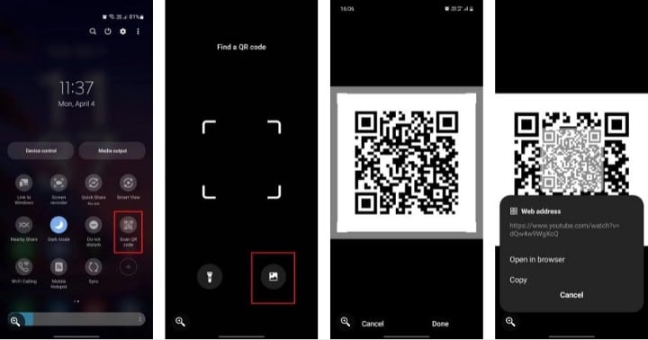 كيفية مسح رمز الاستجابة السريعة ضوئيًا على Samsung Galaxy - Android
