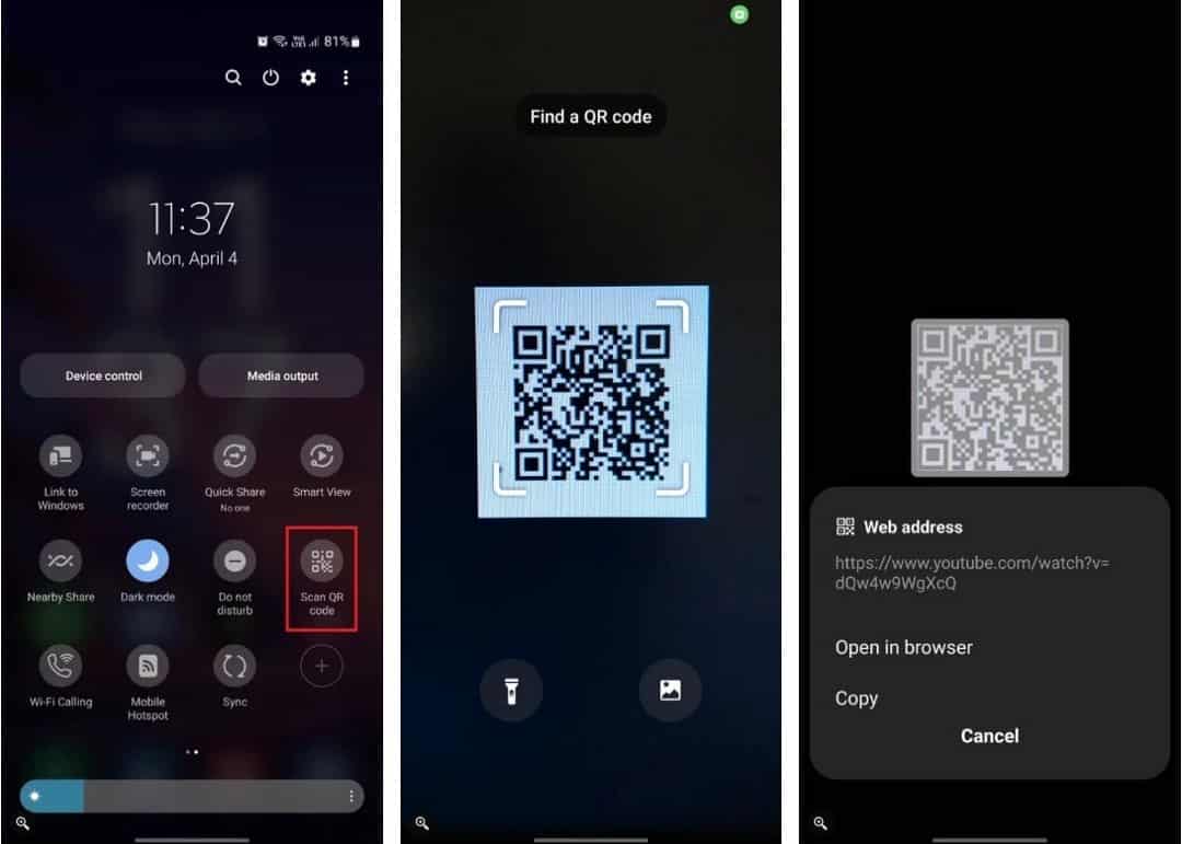 كيفية مسح رمز الاستجابة السريعة ضوئيًا على Samsung Galaxy - Android