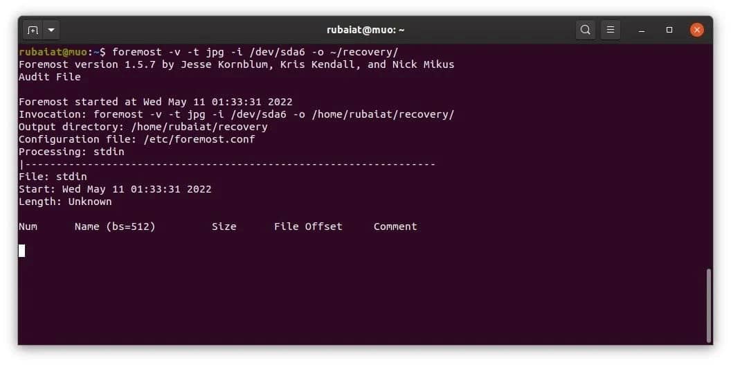 كيفية استرداد الملفات المحذوفة على نظام Linux - لينكس
