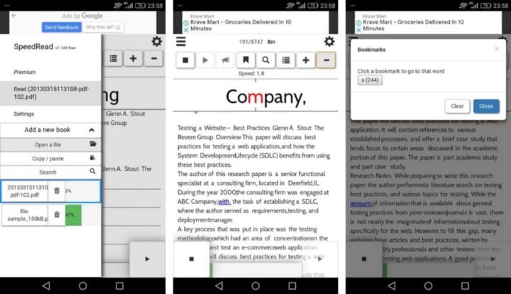 أفضل تطبيقات القراءة السريعة لنظام Android لمُساعدتك على قراءة Plus - Android