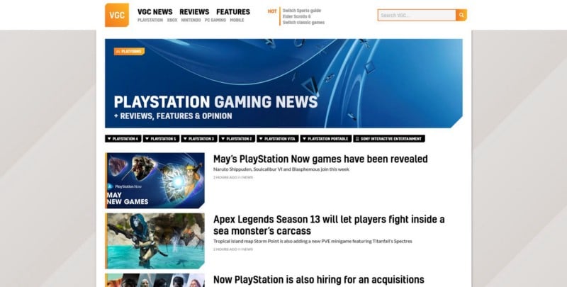 أفضل مواقع الويب لأخبار ومراجعات PlayStation - مواقع