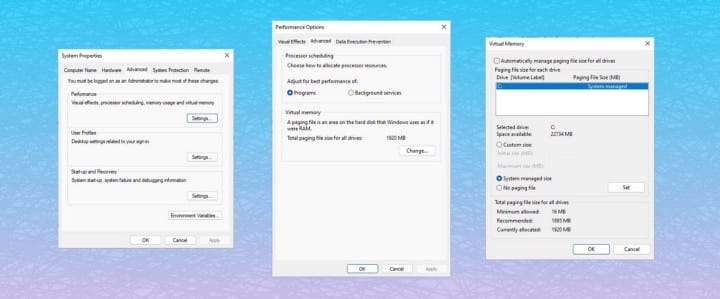 كيفية زيادة الذاكرة الافتراضية في Windows 11 - الويندوز